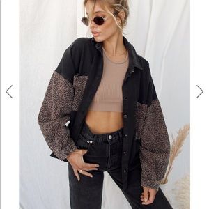 Retro leopard jacket